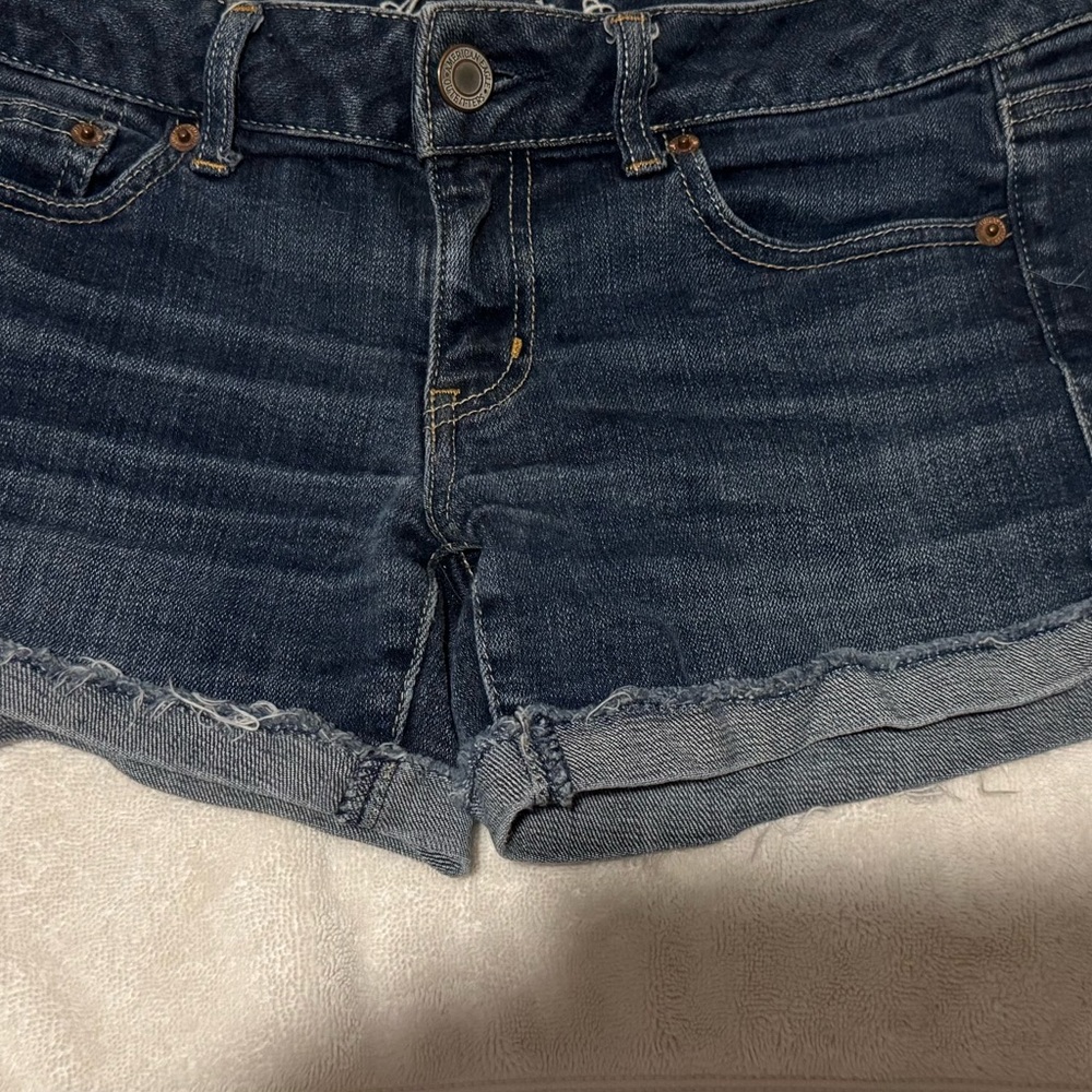 AE denim shorts, size 6
